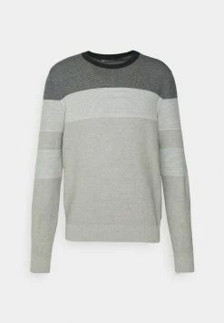 TOM TAILOR STRUCTURED - Jumper - Blue Grey Structured Stripe -TOM TAILOR online store 21bbbcd9acf64eb6a7ec11ff68af4665