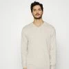 TOM TAILOR V-NECK - Jumper - Soft Sand Beige Melange -TOM TAILOR online store 236eca7b2d1f48a0882206754678237c