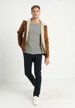 TOM TAILOR ESSENTIAL SOLID - Trousers - Outer Space Blue -TOM TAILOR online store 238092ed83e64b64aa5841c262527228