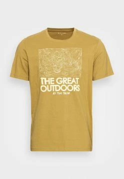 TOM TAILOR PRINTED - Print T-shirt - Wooden Moss Green -TOM TAILOR online store 239c743a24314f7494a4ee202ae38d49