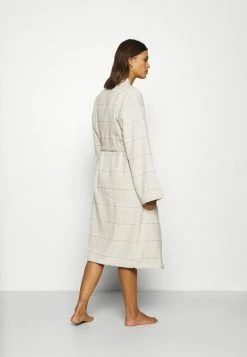 TOM TAILOR WELLNESS KIMONO BATHROBE - Dressing Gown - Sand -TOM TAILOR online store 23b7e63fa97a4859aab78993b893be6d