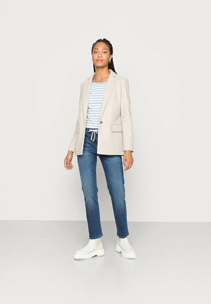 TOM TAILOR STRIPED - Long Sleeved Top - Blue/offwhite 4 TOM TAILOR STRIPED - Long Sleeved Top - Blue/offwhite - Image 2