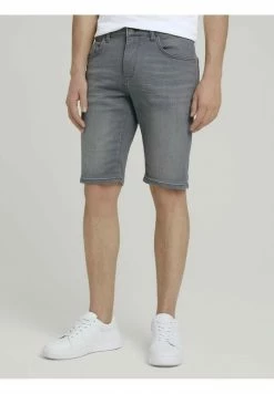 TOM TAILOR Denim Shorts - Used Light Stone Grey Denim