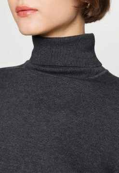 TOM TAILOR BASIC TURTLENECK - Jumper - Evident Anthracite Melange -TOM TAILOR online store 26dbcd148c6a44f7a5ab51ef042bbd02