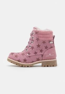 TOM TAILOR Lace-up Ankle Boots - Old Rose