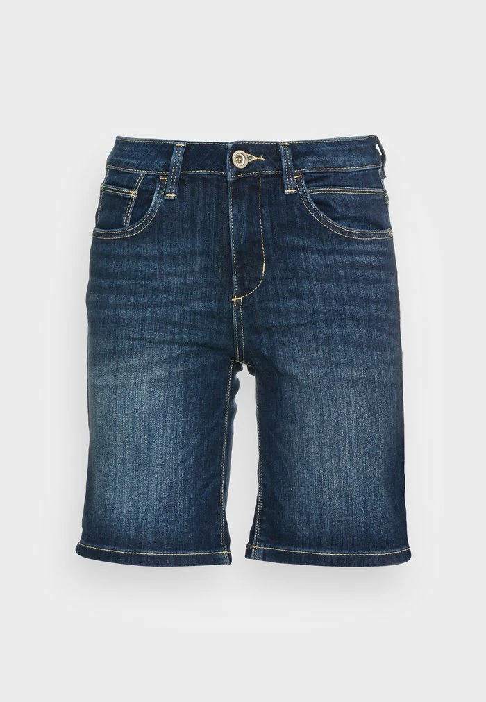 TOM TAILOR ALEXA BERMUDA - Denim Shorts - Dark Stone Wash Denim 6 TOM TAILOR ALEXA BERMUDA - Denim Shorts - Dark Stone Wash Denim - Image 4