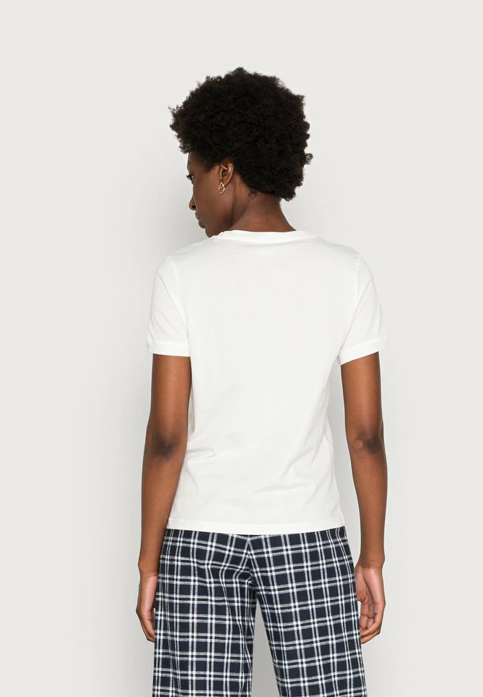 TOM TAILOR CREW NECK - Print T-shirt - Whisper White 5 TOM TAILOR CREW NECK - Print T-shirt - Whisper White - Image 3