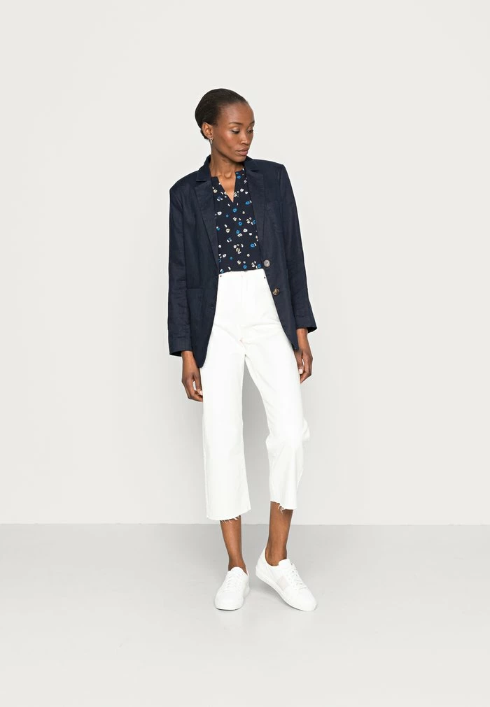 TOM TAILOR SLEEVELESS - Blouse - Navy Flower Design 4 TOM TAILOR SLEEVELESS - Blouse - Navy Flower Design - Image 2