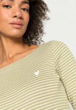 TOM TAILOR LONGSLEEVE STRIPED - Long Sleeved Top - Green Thinner 11 TOM TAILOR LONGSLEEVE STRIPED - Long Sleeved Top - Green Thinner -TOM TAILOR online store 2a58e17f05f949a2897f3046e28e03cd