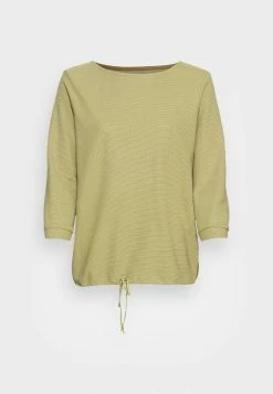 TOM TAILOR WAFFLE STRUCTURE - Long Sleeved Top - Olive -TOM TAILOR online store 2a6cba44b1a64d6b8590c244015e18a7