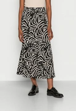 TOM TAILOR SKIRT VOLANT FEMININE - A-line Skirt - Black