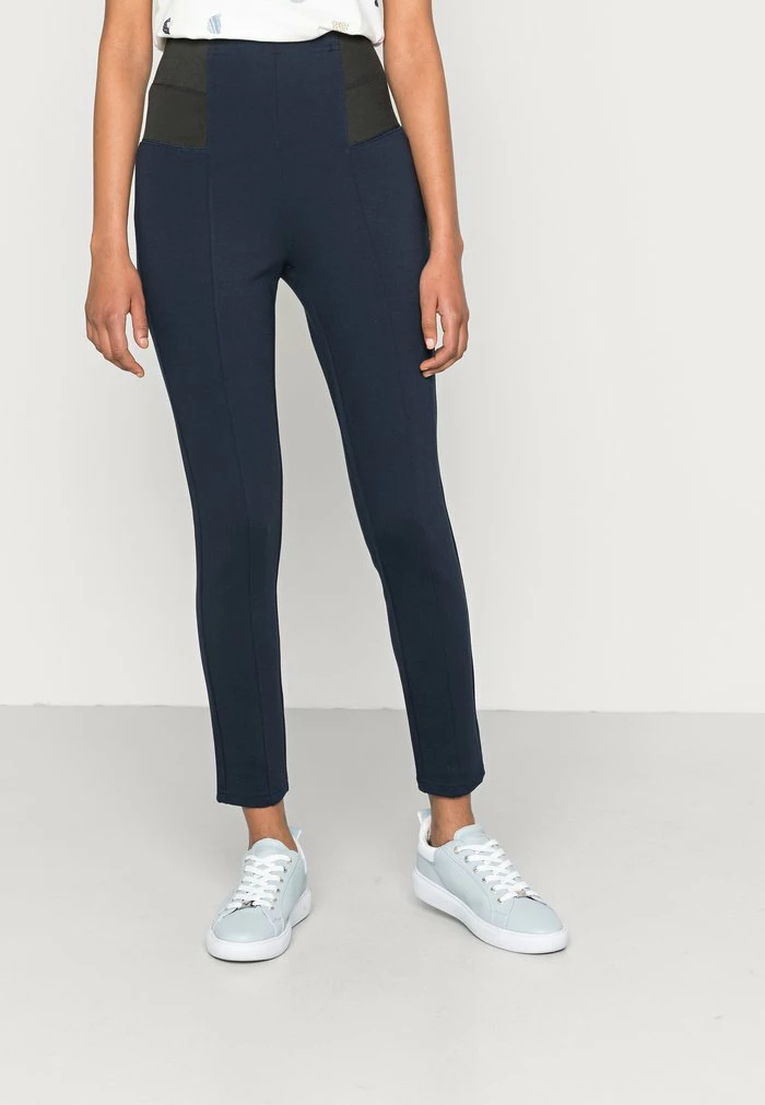 TOM TAILOR TREGGINGS WITH ELASTIC TAPE - Leggings - Trousers - Sky Captain Blue 3 TOM TAILOR TREGGINGS WITH ELASTIC TAPE - Leggings - Trousers - Sky Captain Blue