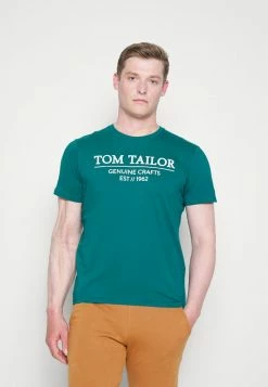 TOM TAILOR Print T-shirt - Rough Green