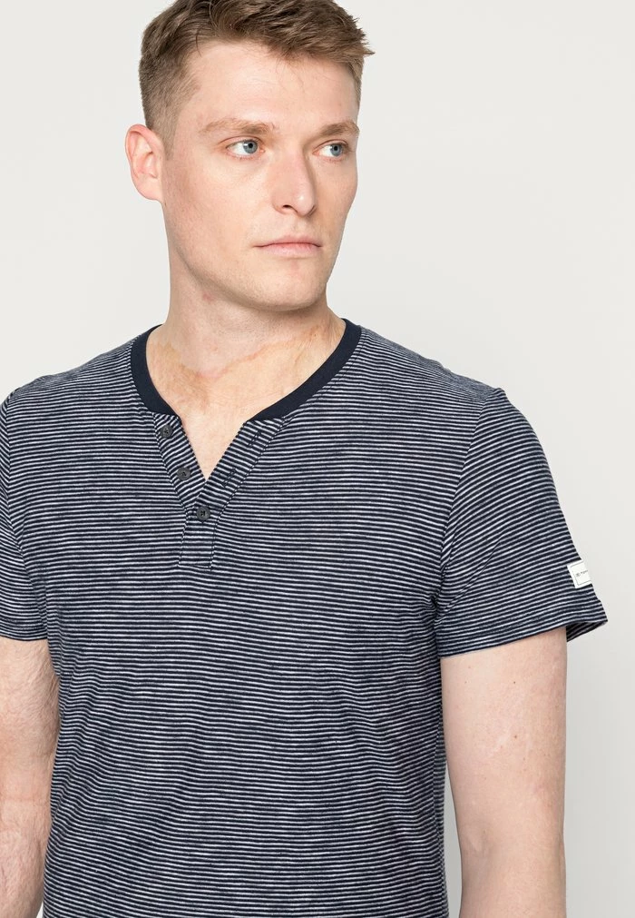 TOM TAILOR STRIPED SERAFINO - Print T-shirt - Navy 7 TOM TAILOR STRIPED SERAFINO - Print T-shirt - Navy - Image 5