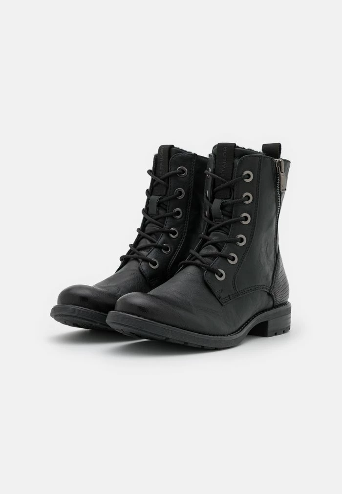 TOM TAILOR Lace-up Ankle Boots - Black 5 TOM TAILOR Lace-up Ankle Boots - Black - Image 3