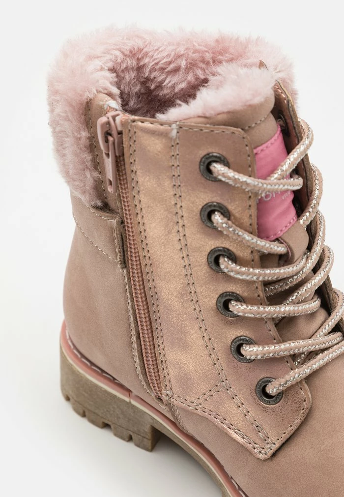 TOM TAILOR Lace-up Ankle Boots - Nude 8 TOM TAILOR Lace-up Ankle Boots - Nude - Image 6