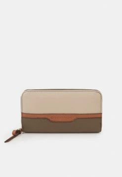 TOM TAILOR JULE LONG ZIP WALLET - Wallet - Mixed Taupe