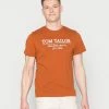 TOM TAILOR Print T-shirt - Dry Acorn Brown -TOM TAILOR online store 2da6c91fde0646918781321e6aa8c6b3
