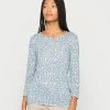 TOM TAILOR CRINCLE - Long Sleeved Top - Blue Small Dot Crincle Design 2 TOM TAILOR CRINCLE - Long Sleeved Top - Blue Small Dot Crincle Design -TOM TAILOR online store 2e041f05476d471b9f0c30cccb83f956