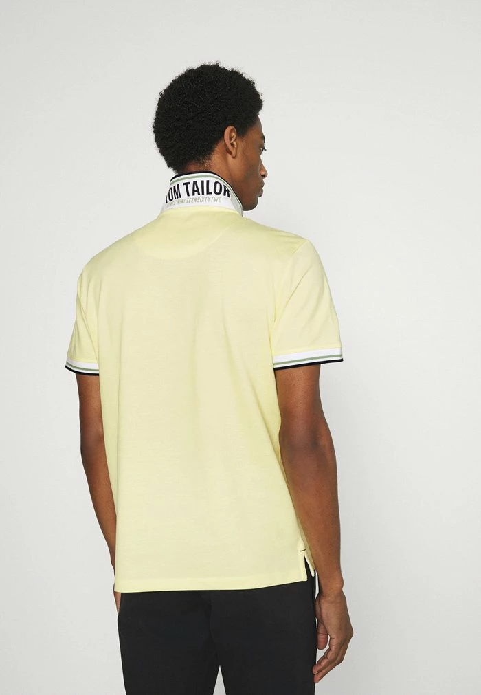 TOM TAILOR DECORATED - Polo Shirt - Pale Straw Yellow 5 TOM TAILOR DECORATED - Polo Shirt - Pale Straw Yellow - Image 3