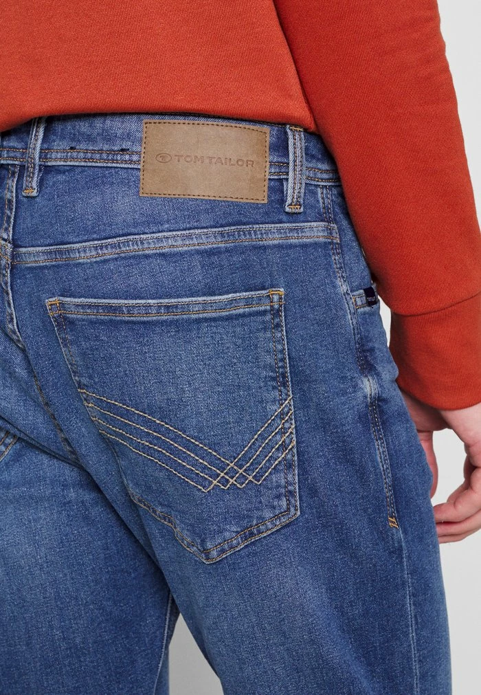 TOM TAILOR TRAD - Straight Leg Jeans - Mid Stone Wash Denim 7 TOM TAILOR TRAD - Straight Leg Jeans - Mid Stone Wash Denim - Image 5