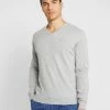 TOM TAILOR BASIC V NECK - Jumper - Light Soft Grey Melange 2 TOM TAILOR BASIC V NECK - Jumper - Light Soft Grey Melange -TOM TAILOR online store 305e793884eb44cb8cddd53d88991e47