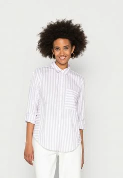 TOM TAILOR BLOUSE POPLIN - Blouse - Lilac White