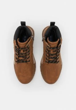 TOM TAILOR Lace-up Ankle Boots - Cognac -TOM TAILOR online store 31af55dc335f44fcaa6dda87333938d2