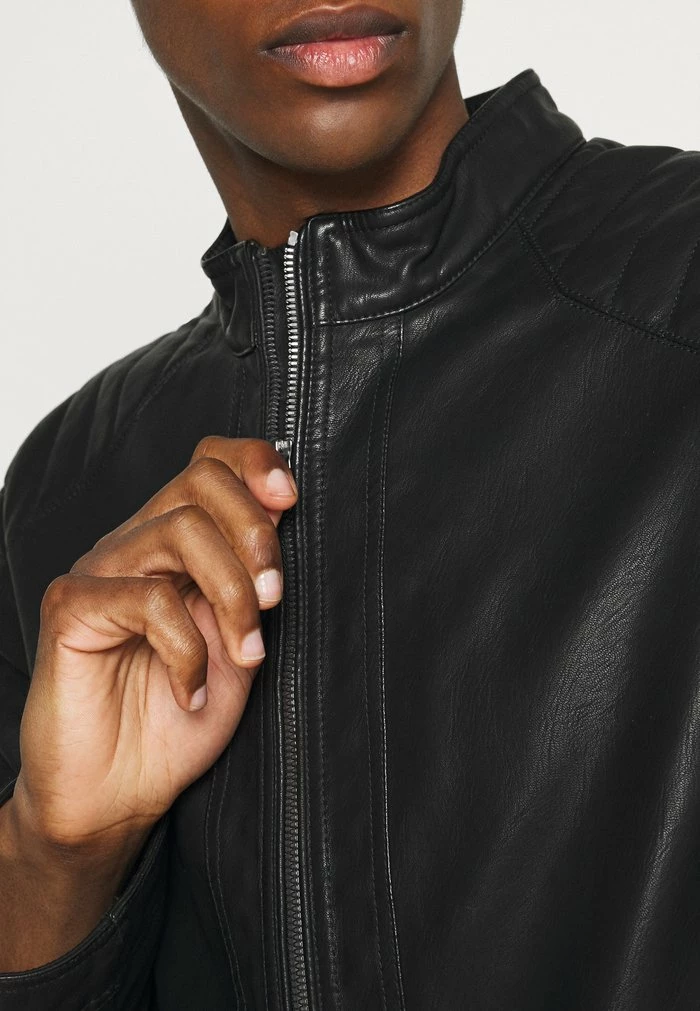 TOM TAILOR Faux Leather Jacket - Black 7 TOM TAILOR Faux Leather Jacket - Black - Image 5