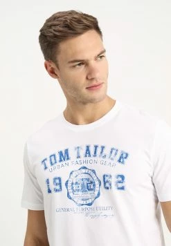 TOM TAILOR LOGO TEE - Print T-shirt - White 11 TOM TAILOR LOGO TEE - Print T-shirt - White -TOM TAILOR online store 365991bbc06b414583da658c4098003b