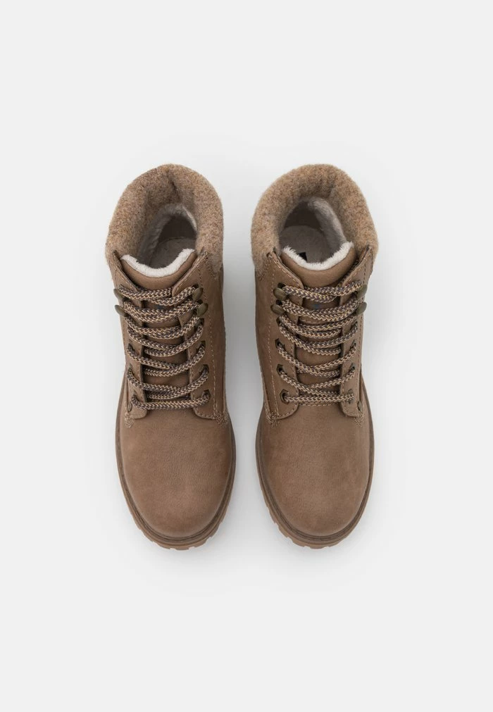 TOM TAILOR Lace-up Ankle Boots - Sand 8 TOM TAILOR Lace-up Ankle Boots - Sand - Image 6