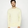 TOM TAILOR BASIC CREW NECK SWEATER - Jumper - Soft Straw Yellow Melange -TOM TAILOR online store 36a95df9b7064aaaa7b7a6b54f6ff5a3