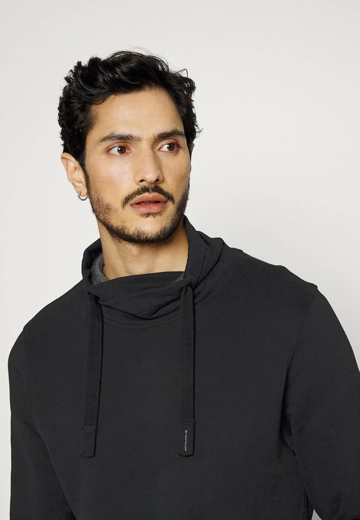 TOM TAILOR SNOOD - Sweatshirt - Black 7 TOM TAILOR SNOOD - Sweatshirt - Black - Image 5