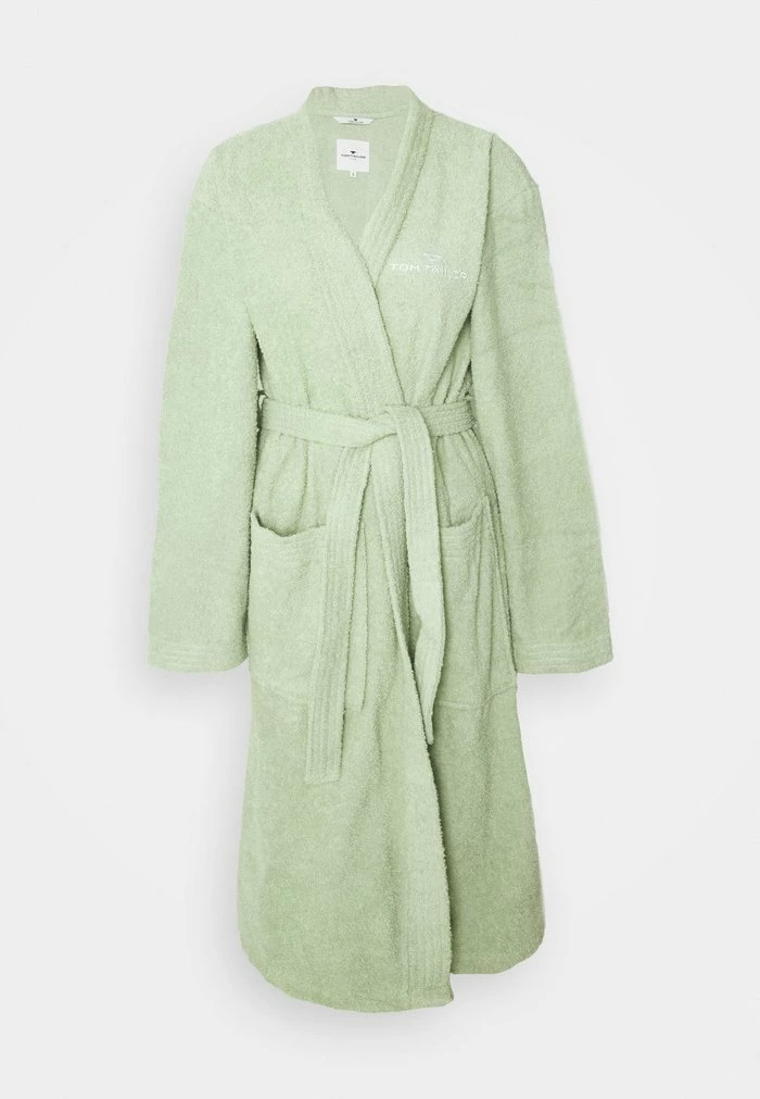 TOM TAILOR BASIC KIMONO UNISEX - Dressing Gown - Eucalyptus 3 TOM TAILOR BASIC KIMONO UNISEX - Dressing Gown - Eucalyptus
