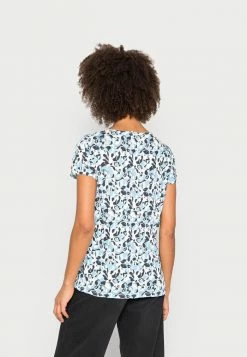 TOM TAILOR Print T-shirt - Offwhite Blue -TOM TAILOR online store 3973ce5ce39743e683e87b676850b6b7