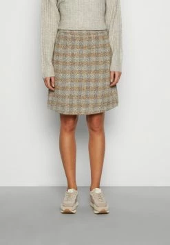 TOM TAILOR SKIRT CHECK - A-line Skirt - Structured