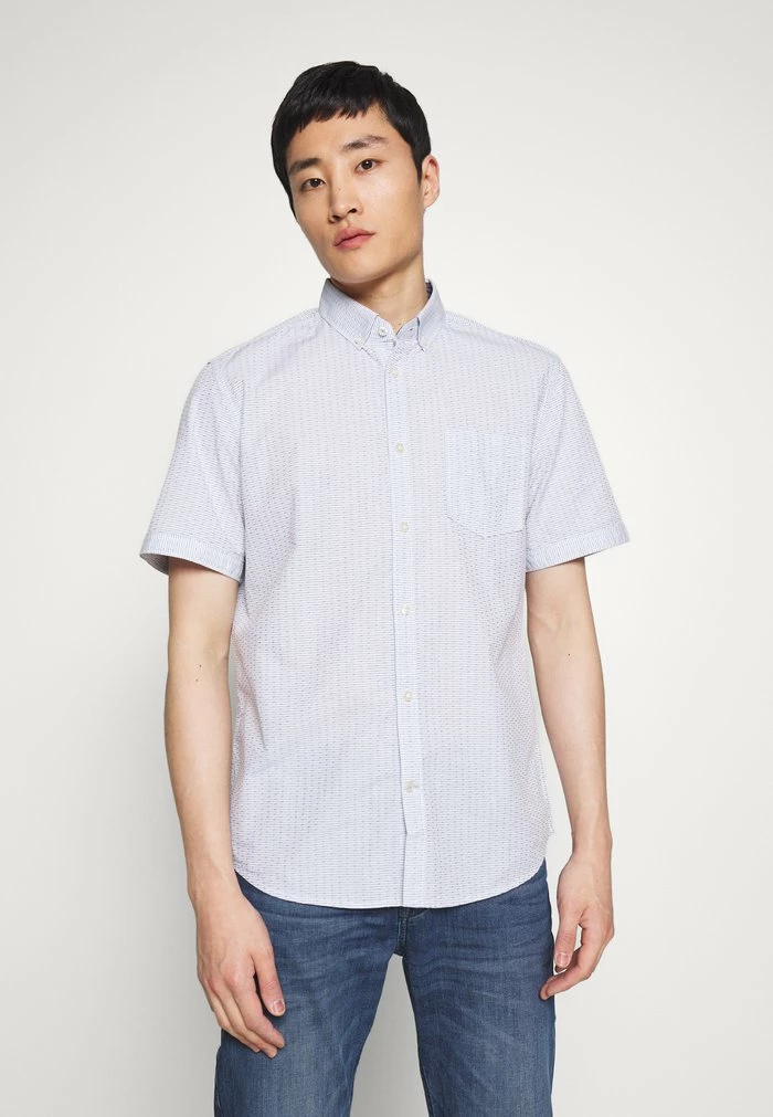 TOM TAILOR Shirt - Light Blue/white Dobby 3 TOM TAILOR Shirt - Light Blue/white Dobby