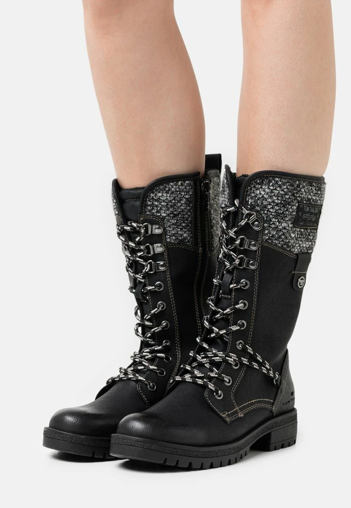 TOM TAILOR Lace-up Boots - Black 3 TOM TAILOR Lace-up Boots - Black