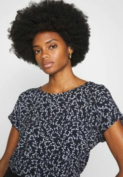 TOM TAILOR BLOUSE PRINTED - Blouse - Navy -TOM TAILOR online store 3a2bfb32c4d6412c9facbaede6c7c706