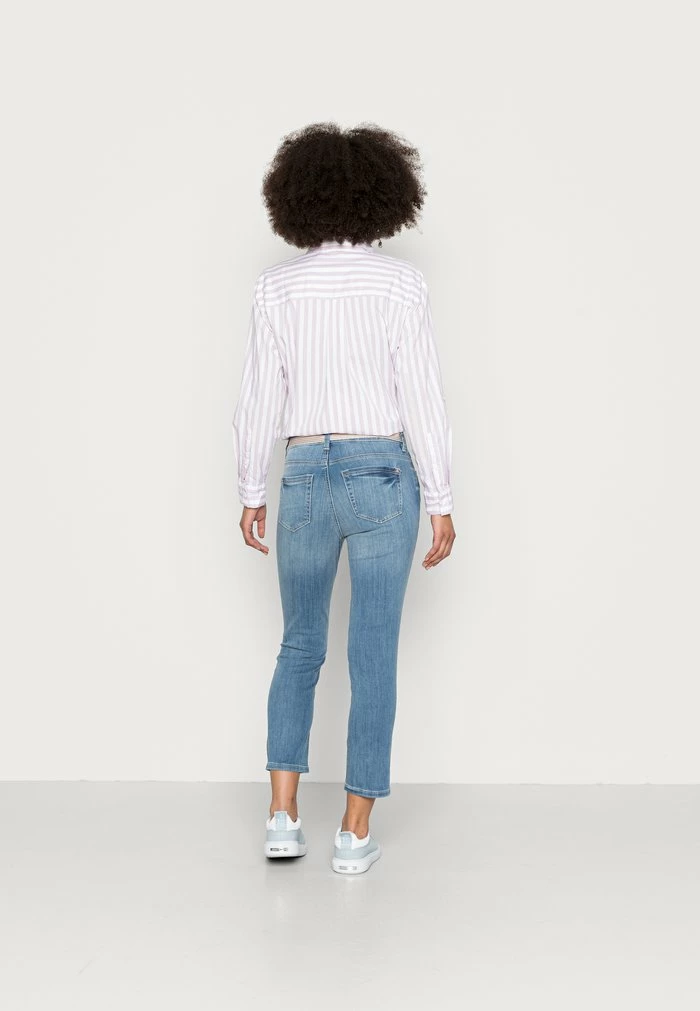 TOM TAILOR ALEXA CROPPED - Straight Leg Jeans - Mid Stone Wash Denim 5 TOM TAILOR ALEXA CROPPED - Straight Leg Jeans - Mid Stone Wash Denim - Image 3