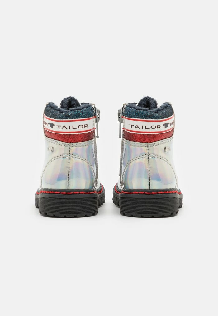 TOM TAILOR Lace-up Ankle Boots - Silver 5 TOM TAILOR Lace-up Ankle Boots - Silver - Image 3