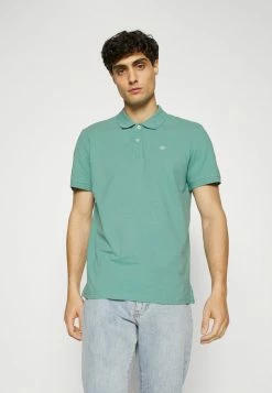 TOM TAILOR BASIC WITH CONTRAST - Polo Shirt - Salvia