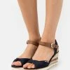 TOM TAILOR Wedge Sandals - Navy -TOM TAILOR online store 3ce9750672fb4261b5662b555c404a29