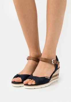 TOM TAILOR Wedge Sandals - Navy