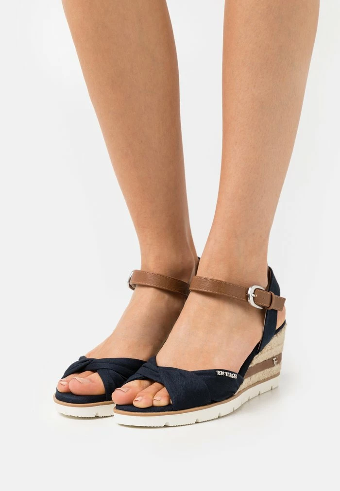 TOM TAILOR Wedge Sandals - Navy 3 TOM TAILOR Wedge Sandals - Navy