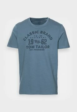 TOM TAILOR PRINTED - Print T-shirt - China Blue -TOM TAILOR online store 3d428d4300ef48f8947034616c40862b