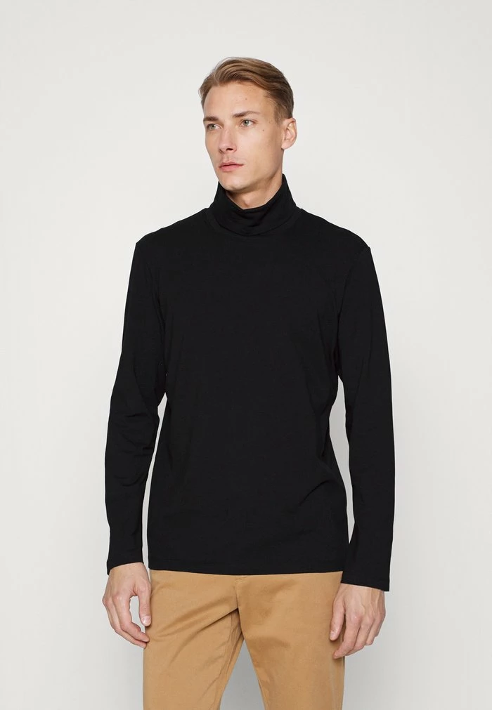 TOM TAILOR BASIC - Long Sleeved Top - Black 3 TOM TAILOR BASIC - Long Sleeved Top - Black