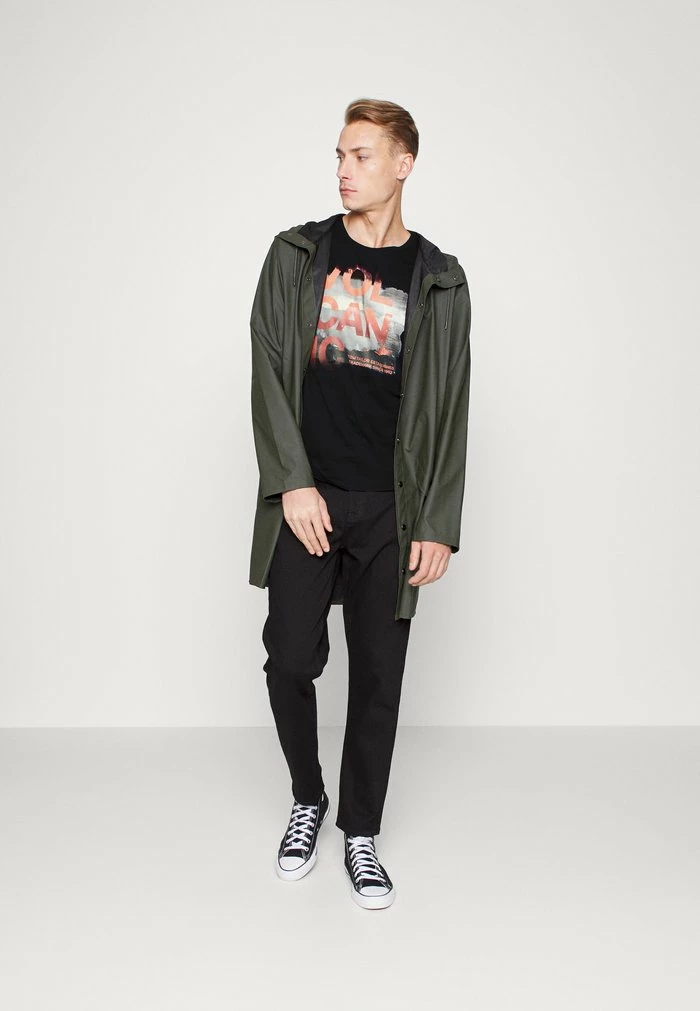 TOM TAILOR Print T-shirt - Black 4 TOM TAILOR Print T-shirt - Black - Image 2