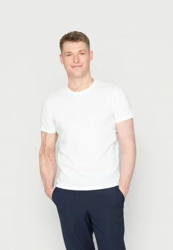 TOM TAILOR PEACHED CREWNECK - Basic T-shirt - White