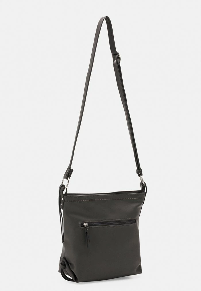 TOM TAILOR ELIN CROCHETCROSS BAG - Across Body Bag - Dark Grey 4 TOM TAILOR ELIN CROCHETCROSS BAG - Across Body Bag - Dark Grey - Image 2